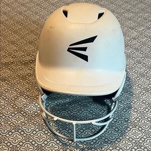 2024 Easton Ghost Matte White Baseball/Softball Helmet with Face Guard
